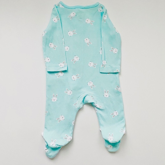 Snuggle Bunny Zip Up Rabbit Footie Sleeper - Picture 3 of 5